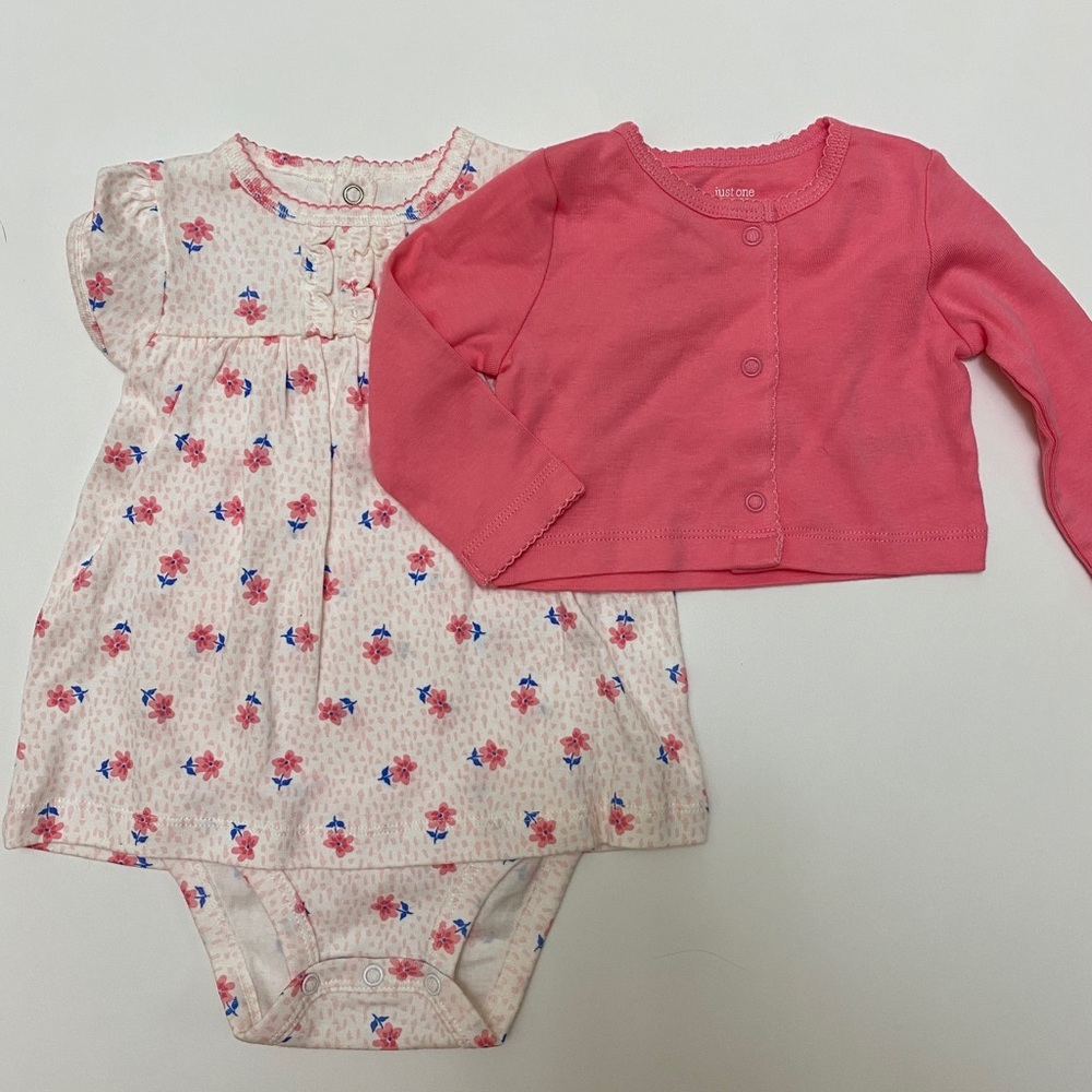 NWT Just One You by Carters Dress & Cardigan